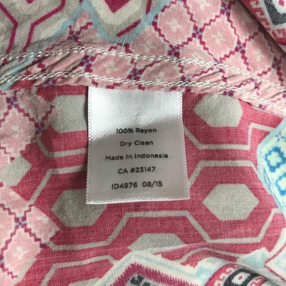 Talbots Patterned Blouse (Size: M) - Picture 5 of 5